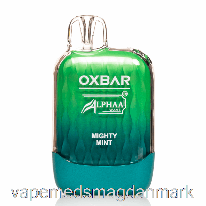 Vape Med Smag Oxbar X Alpha G8000 Engangs Mægtige Mint